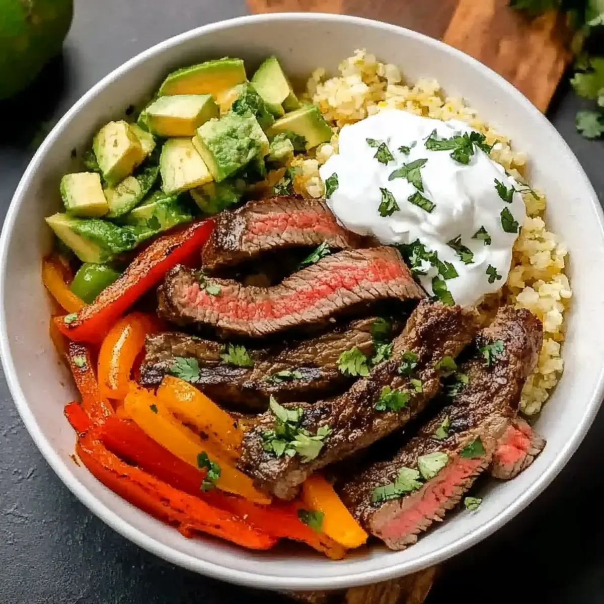 Steak Fajita Bowl: A Wholesome Twist on a Classic Delight 5 Steak Fajita Bowl