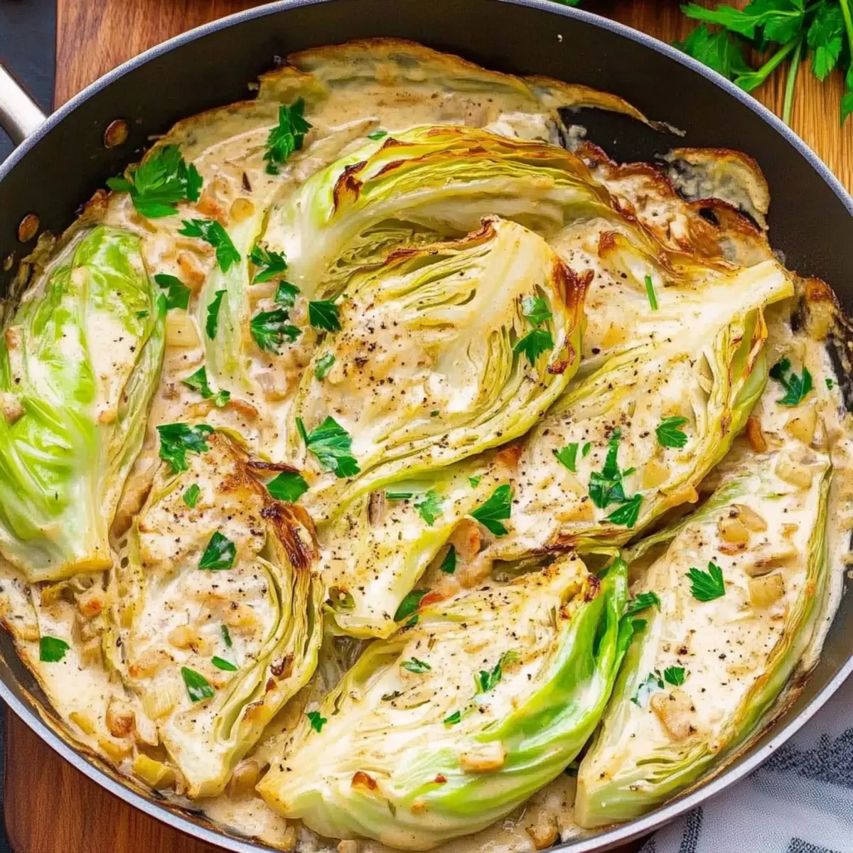 Creamy Garlic Parmesan Cabbage: A Low-Carb Delight! 5 Creamy Garlic Parmesan Cabbage