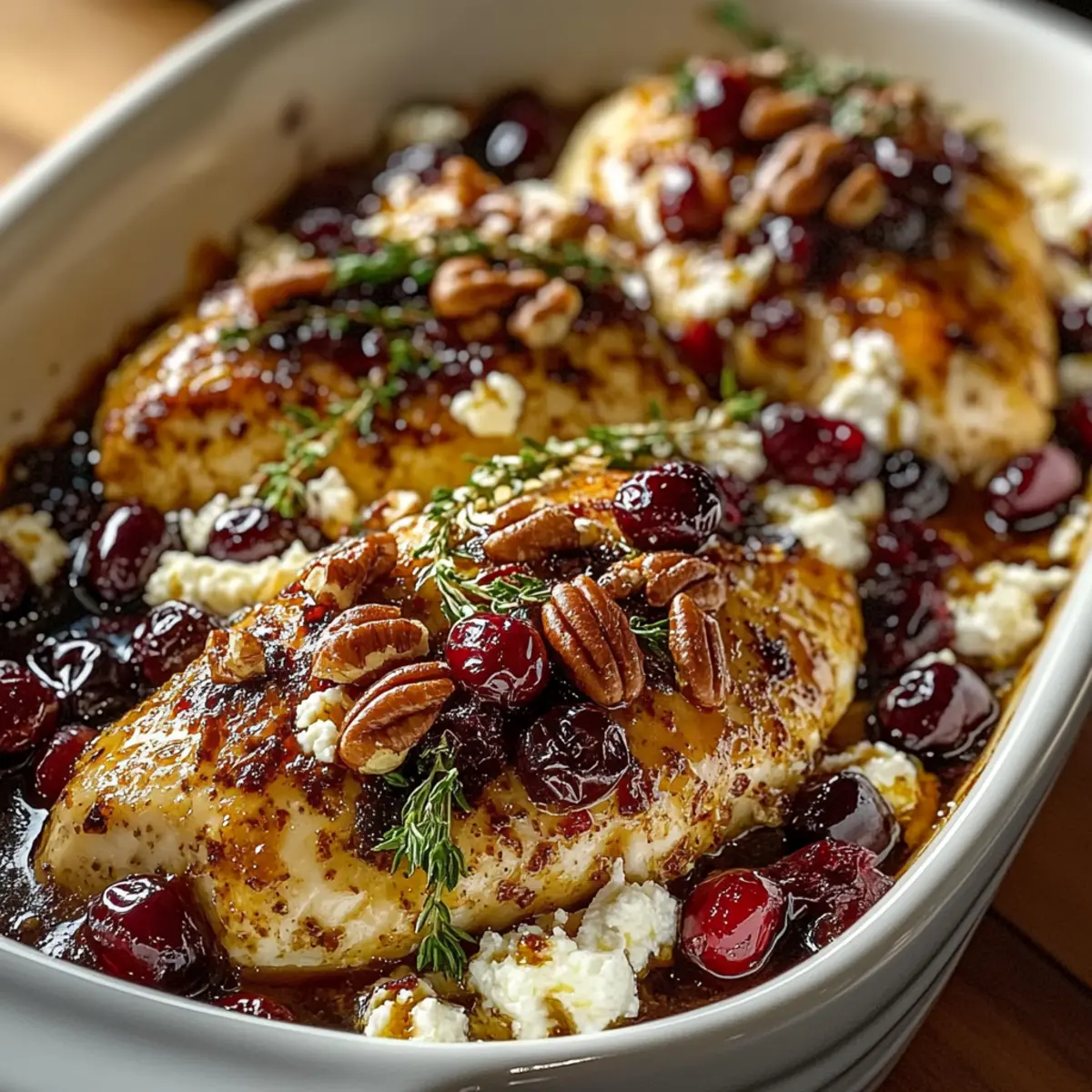 Honey Cranberry Chicken Bake