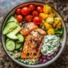 Mediterranean Salmon Bowl