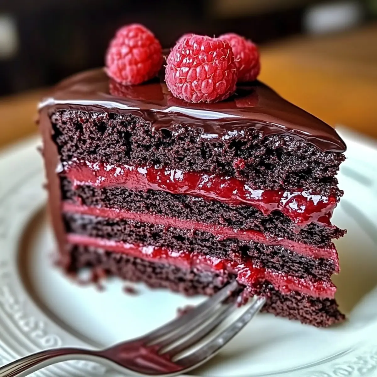 Decadent Raspberry Truffle Cake for Your Sweetest Moments 4 e124f9be cf72 4b19 bb6a