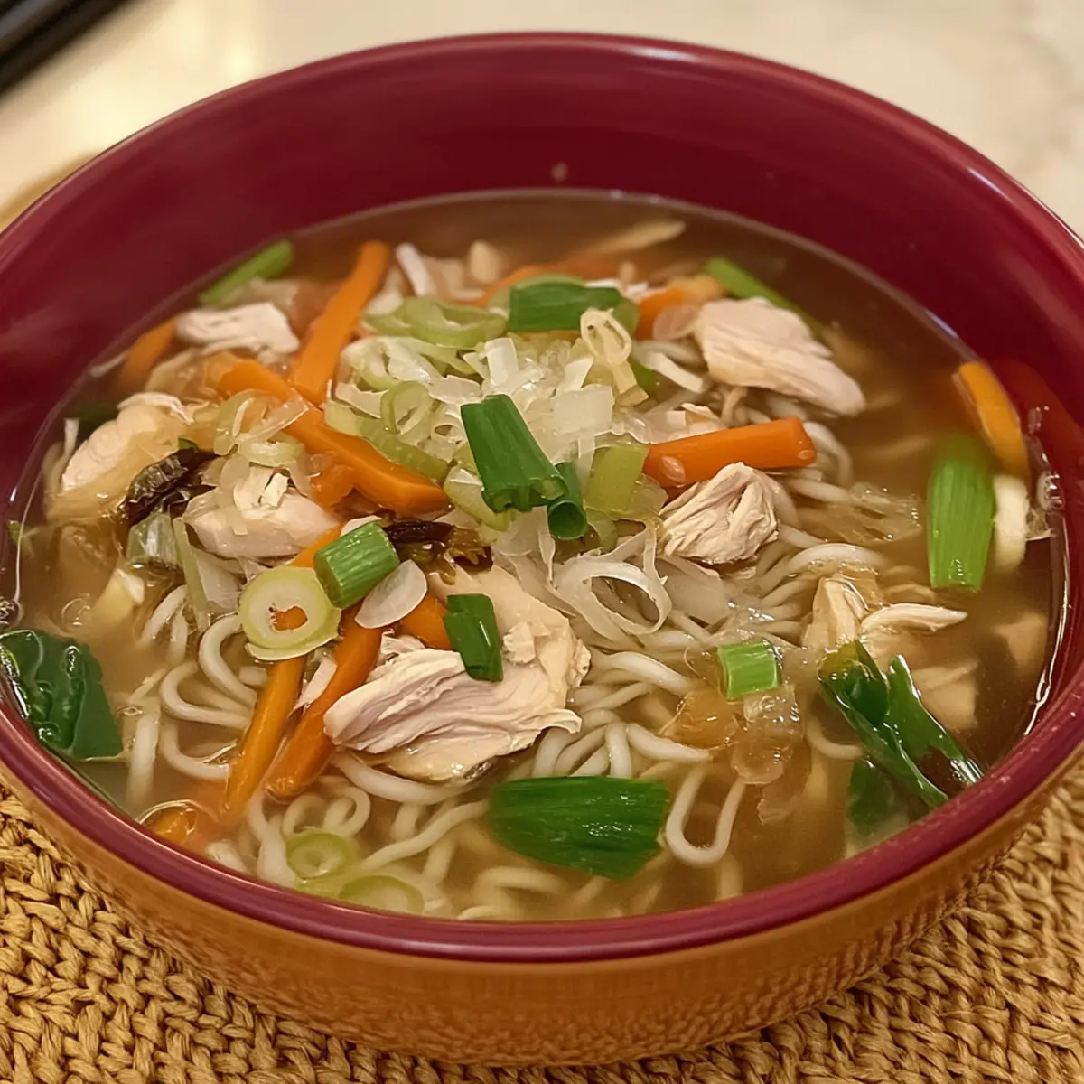 Warm Your Soul with Scallion Chicken Noodle Soup Tonight 5 Scallion Chicken Noodle Soup