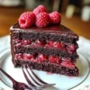 Raspberry Truffle Cake