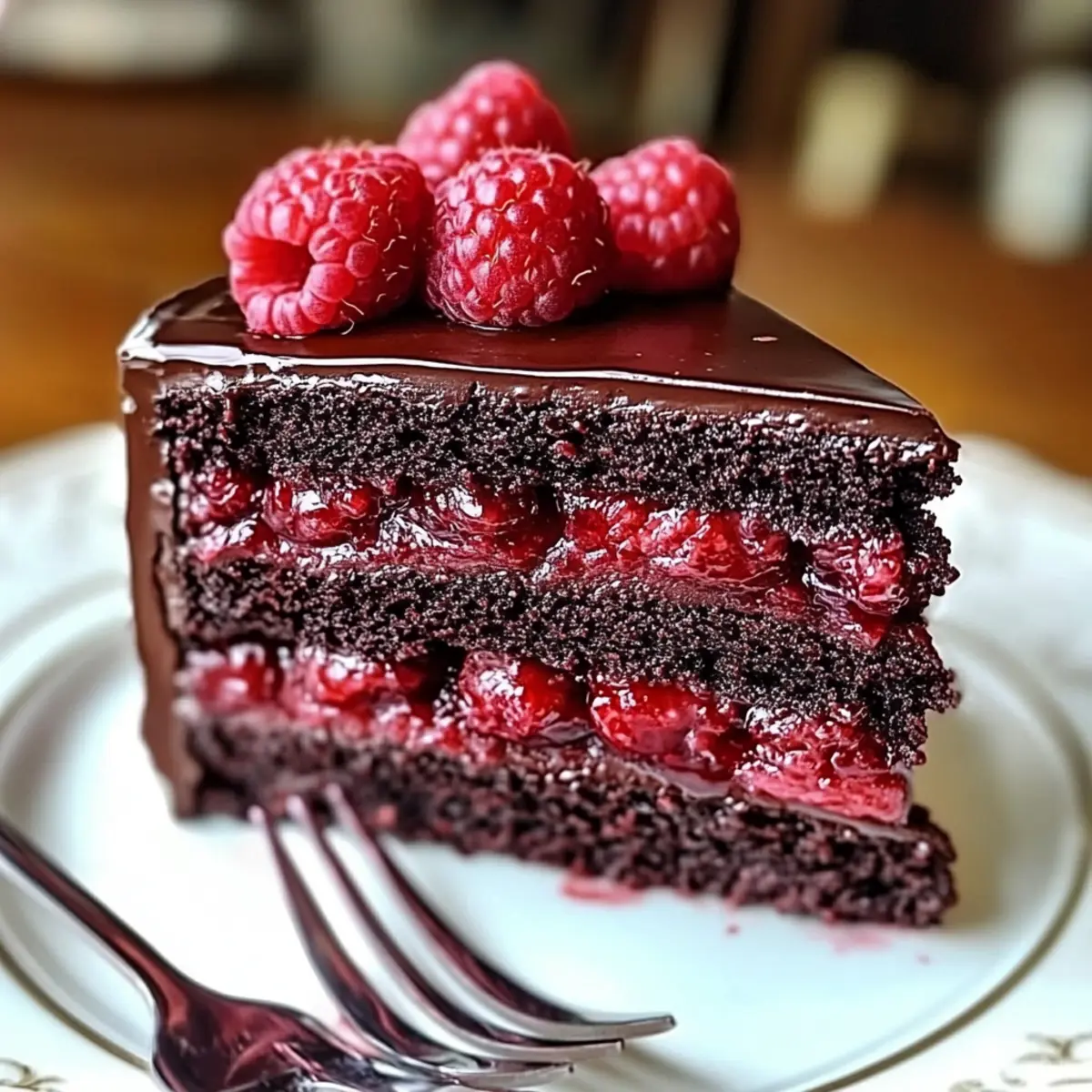 Decadent Raspberry Truffle Cake: A Celebration of Flavor 5 Raspberry Truffle Cake