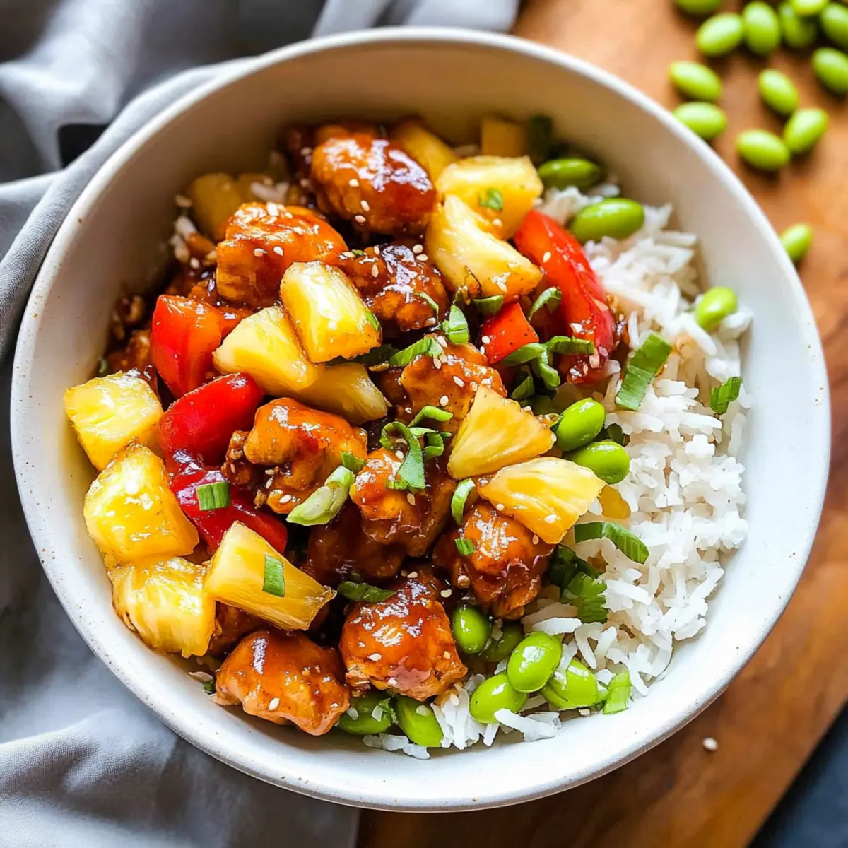 Sweet & Sour Chicken Bowls