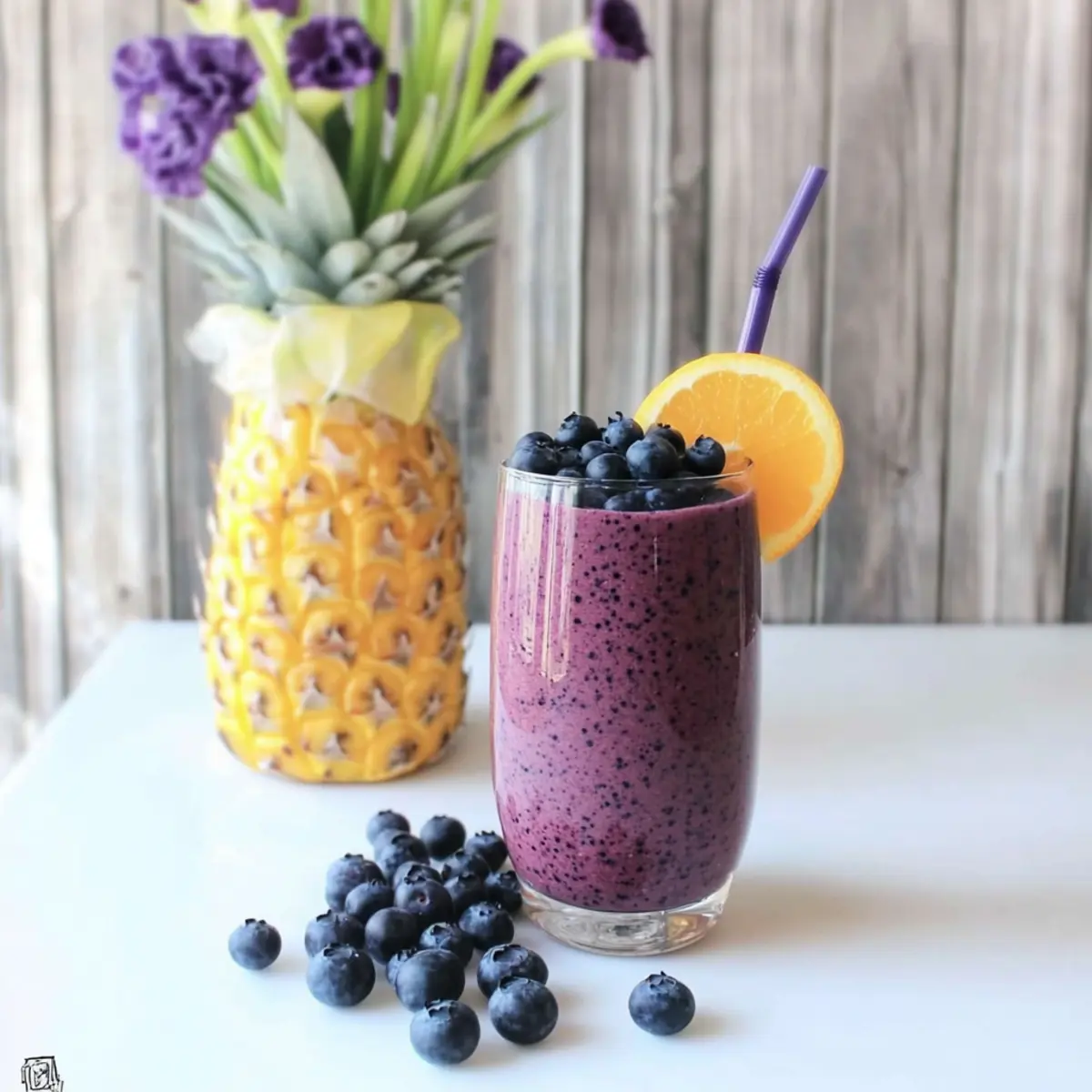 Dairy-Free Blueberry Smoothie