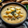 Cheddar Garlic Herb Potato Soup
