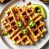 Vegetarian Jalapeño Bacon Waffles