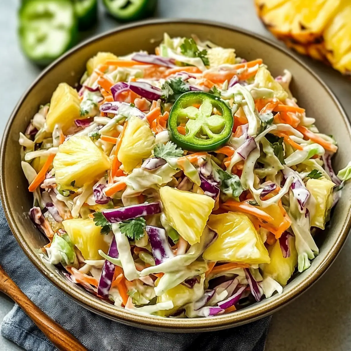 Pineapple Coleslaw