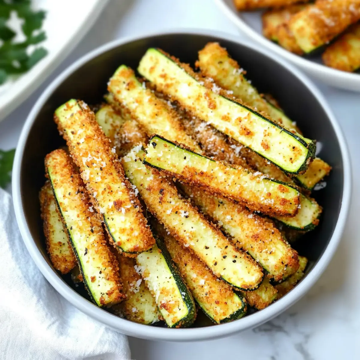 Low Calorie Zucchini Fries
