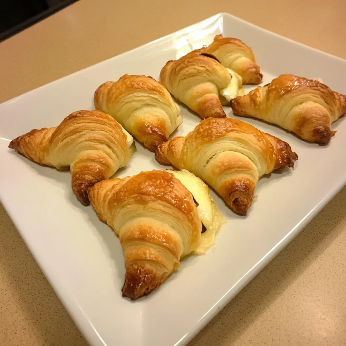 Apple Brie Crescent rolls