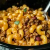 Crockpot Chili Mac and Cheese