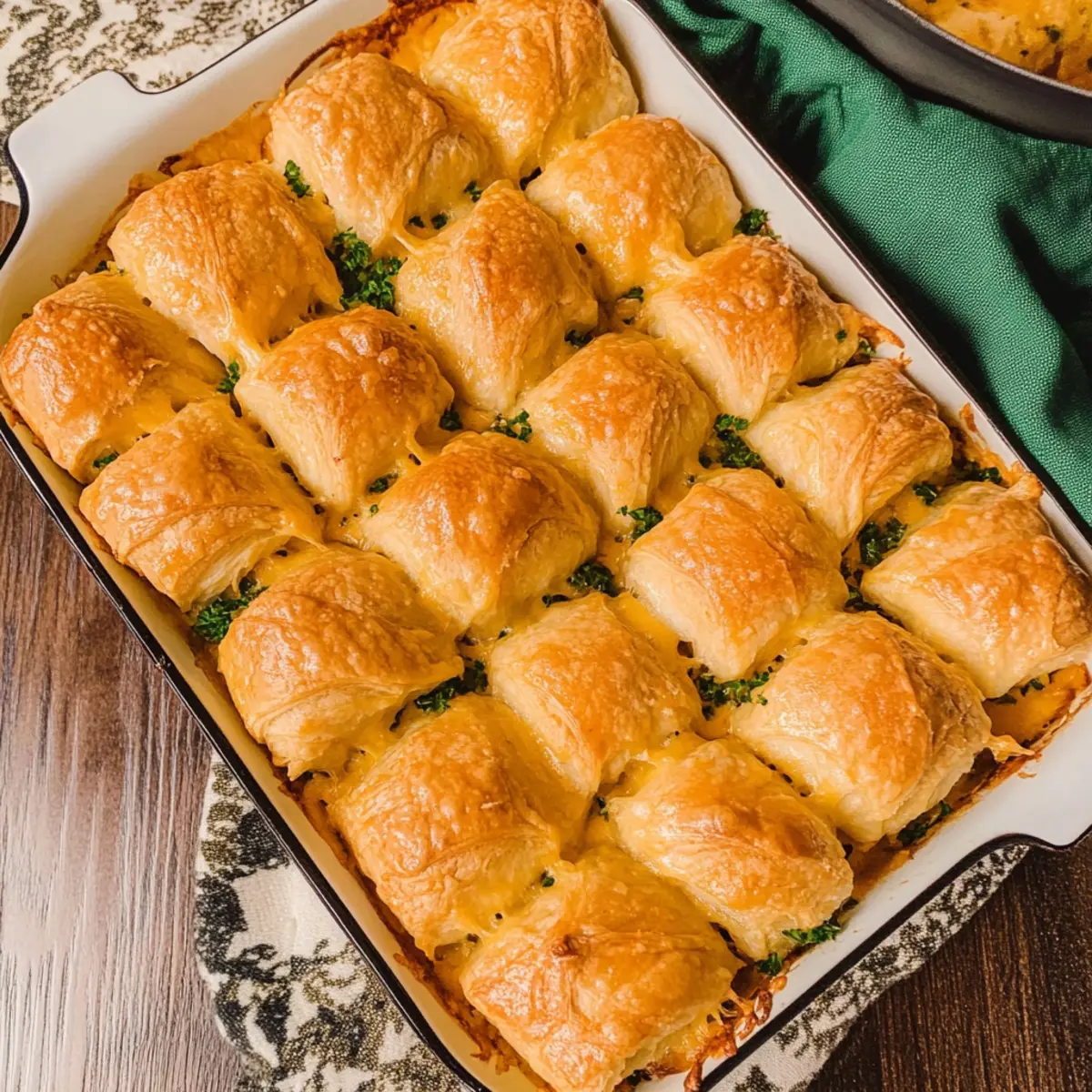 Cheesy Chicken Crescent Rolls