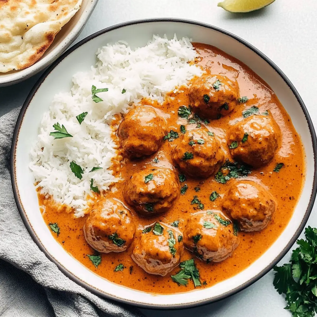 Butter Chicken Meatballs