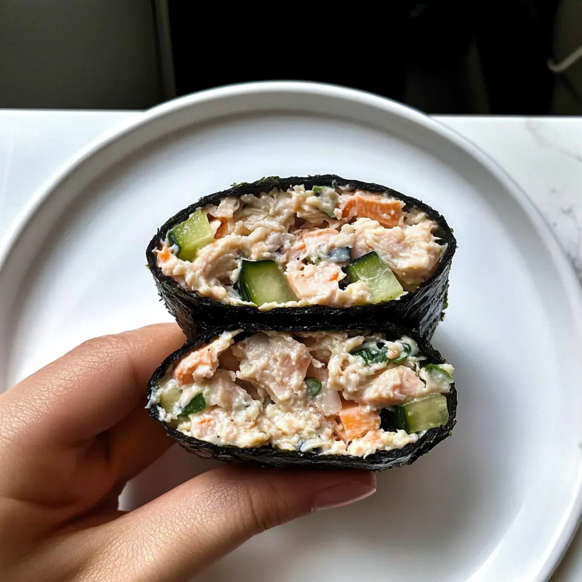 Tuna Salad Nori Wraps for a Quick, Healthy Lunch Delight 5 Tuna Salad Nori Wraps