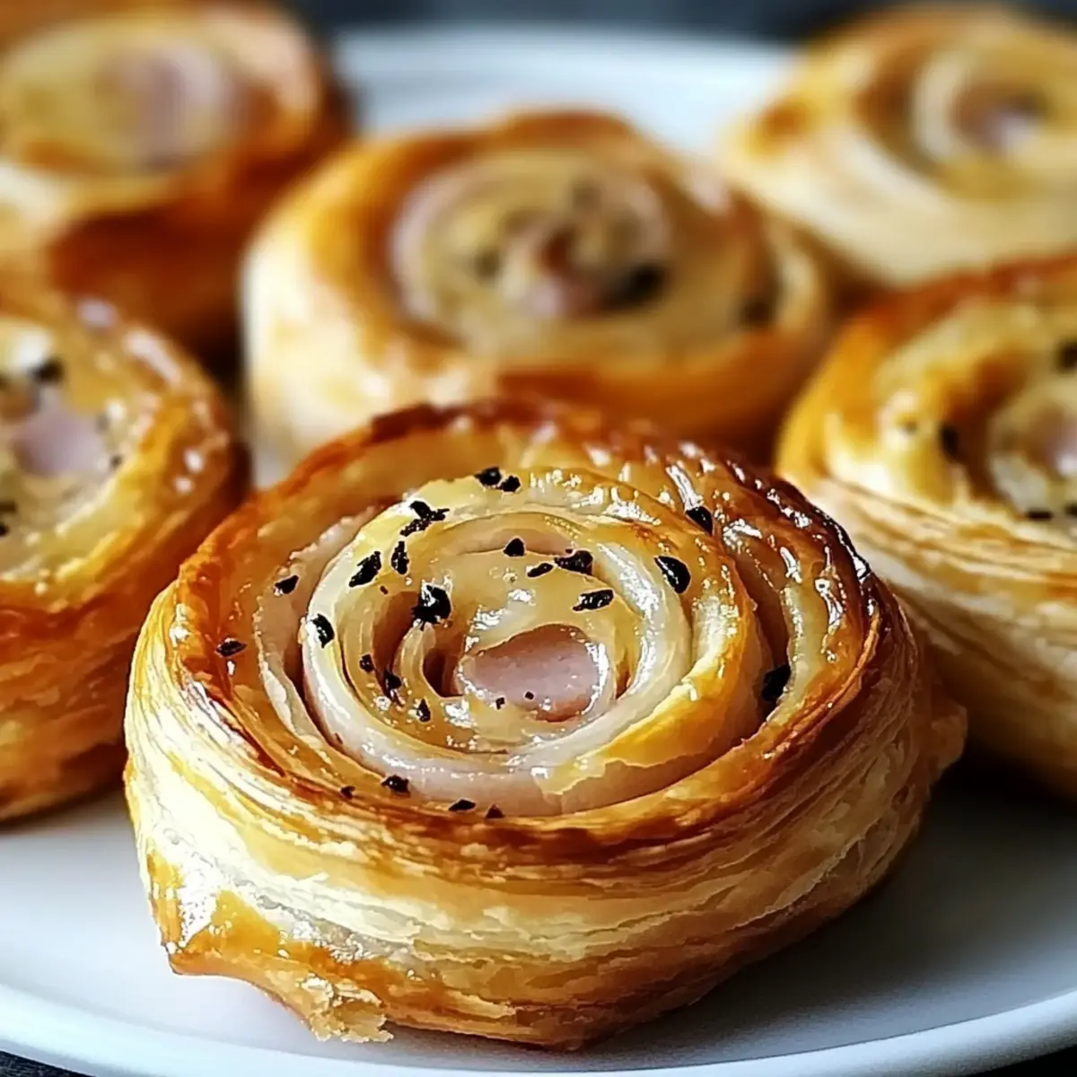 Irresistible Ham and Cheese Puff Pastry Pinwheels to Savor 5 Ham and Cheese Puff Pastry