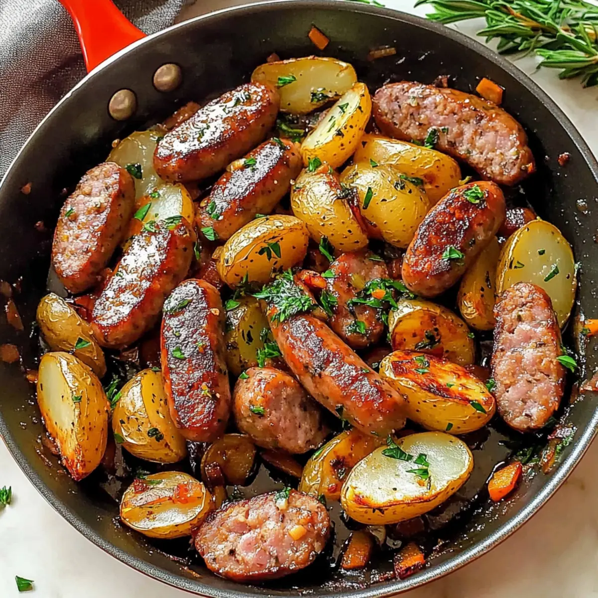 One-Pan Sausage and Potatoes