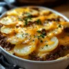 Cheesy Hamburger Potato Casserole