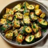 Crispy Garlic Parmesan Zucchini
