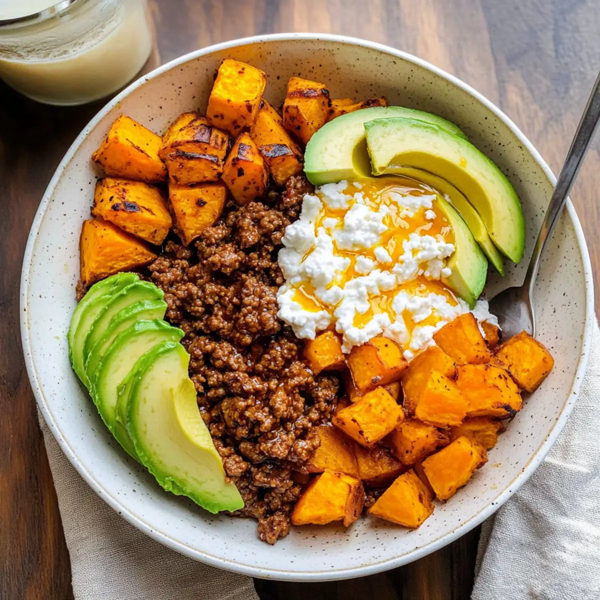 Viral Hot Honey Ground Beef Bowls