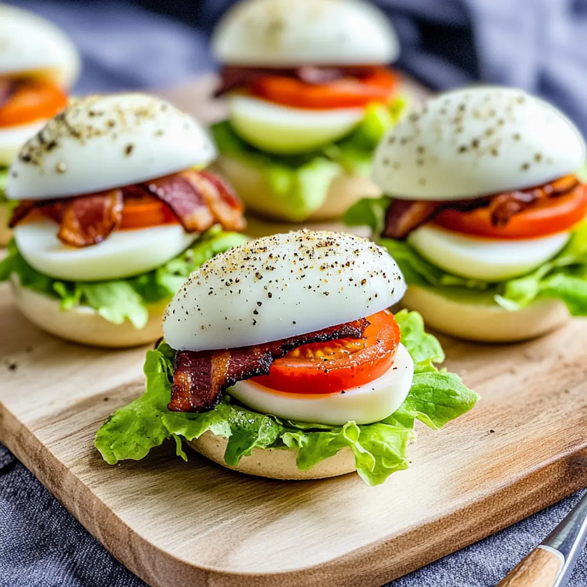 BLT Egg Sliders