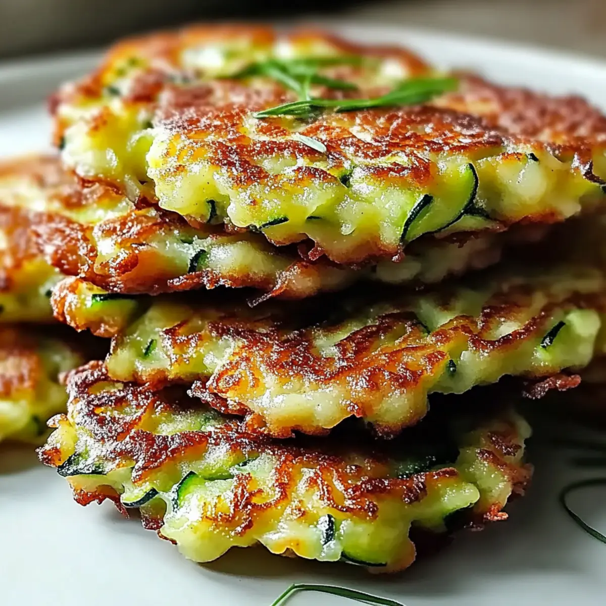Cheesy Zucchini Fritters