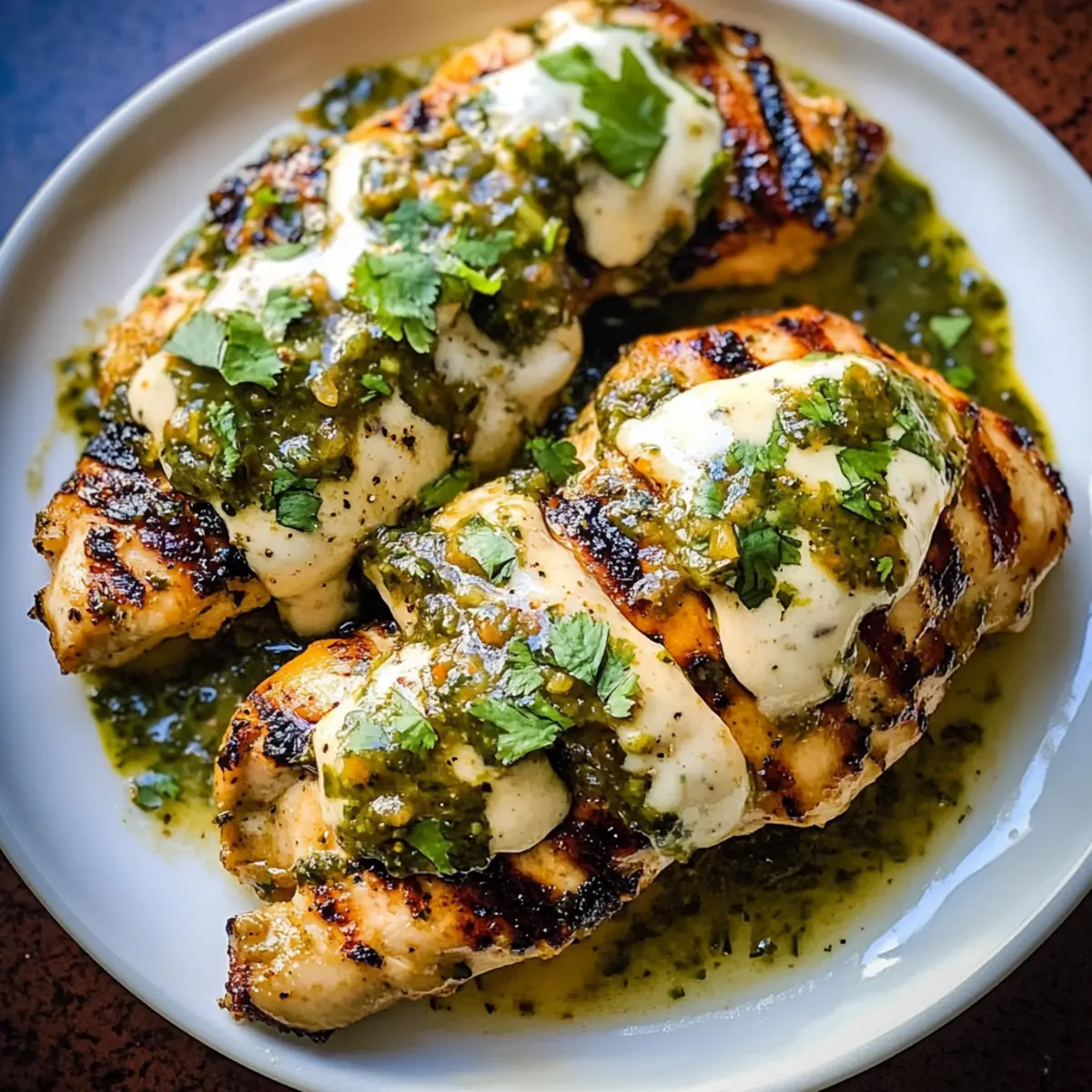 Cheesy Grilled Salsa Verde