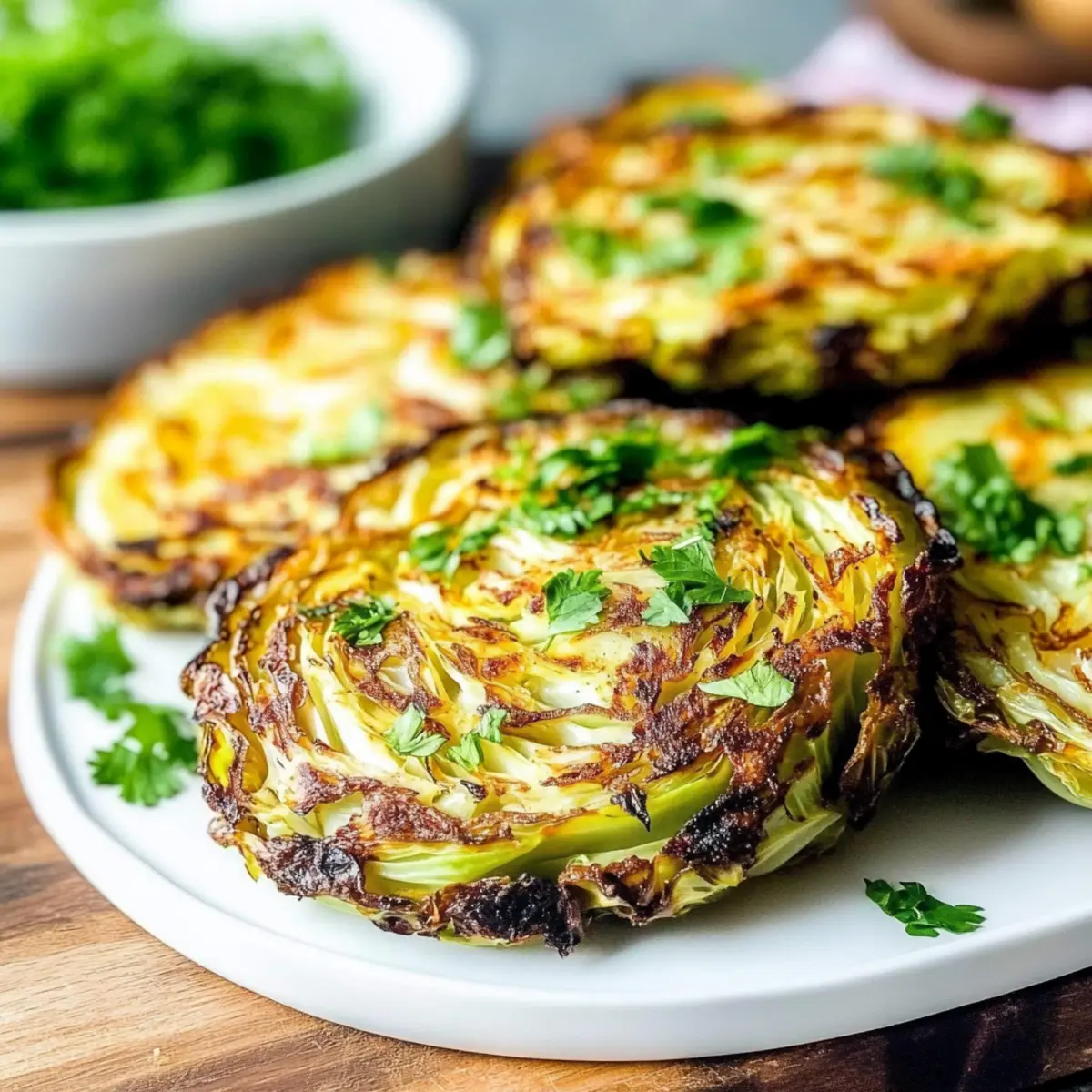 Crispy Cabbage Steaks