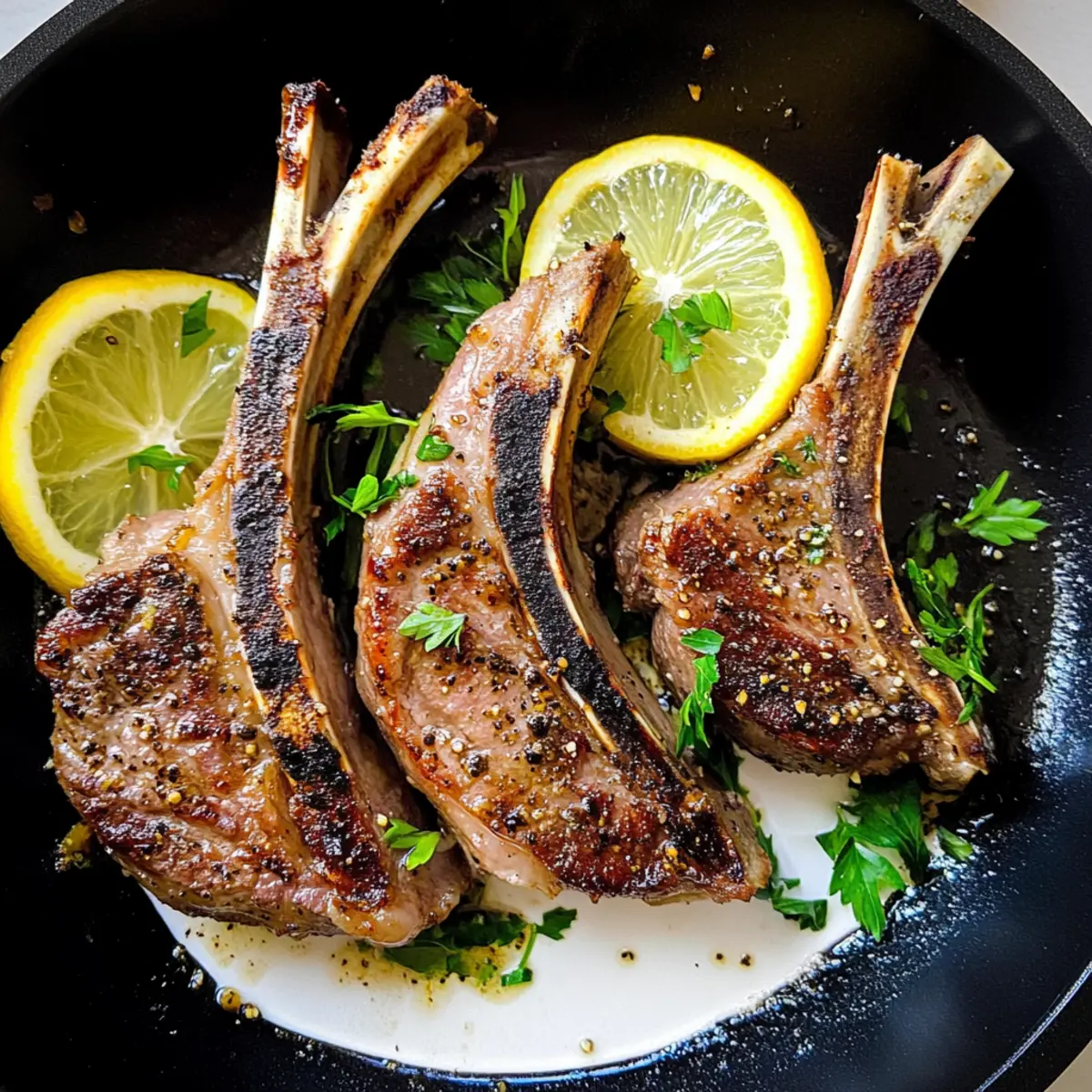 Mediterranean Greek Lamb Chops
