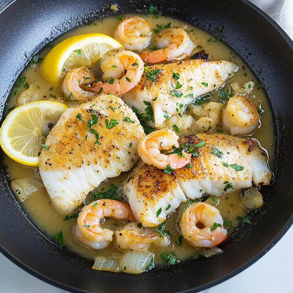 Skillet Tilapia with Shrimp in Zesty Lemon-Wine Sauce 3 fe963856 7ab2 4d30 91e9 85df1b3c2ba8bl noau4f