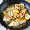 Skillet Tilapia with Shrimp