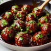 Meatballs with Gochujang Glaze