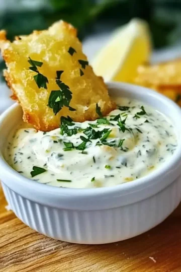Homemade Creamy Tartar Sauce
