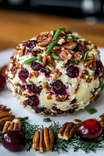 Cranberry Pecan Cheese Ball