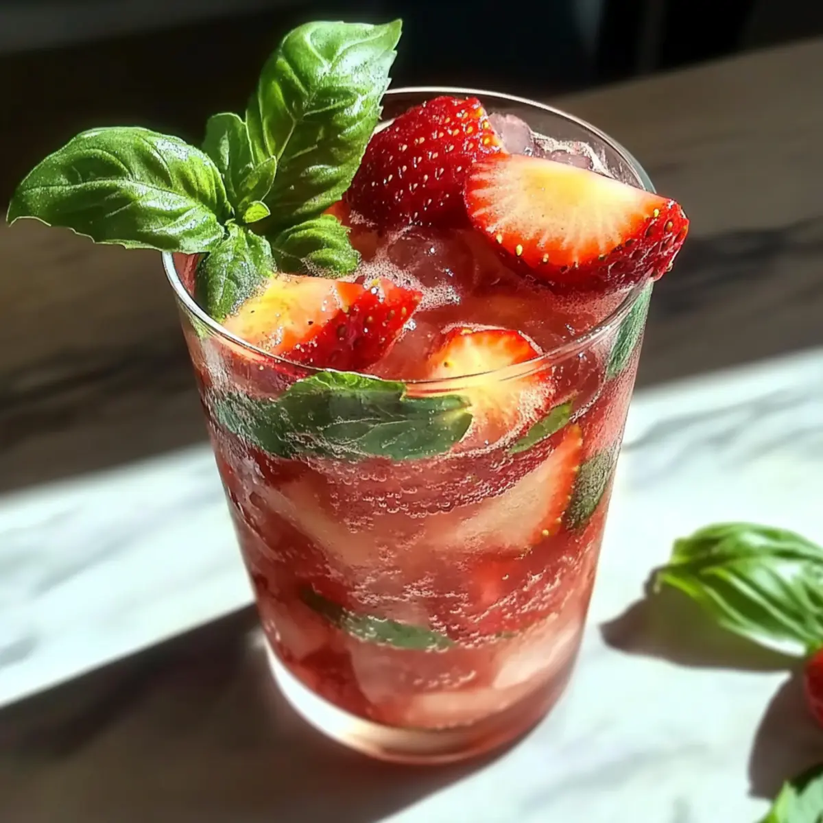 Strawberry Basil Lemonade Recipe