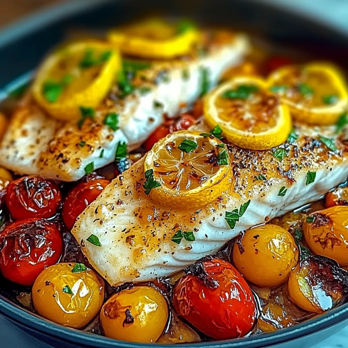 Mediterranean Baked Fish