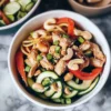 Teriyaki Chicken Zoodles Bowl
