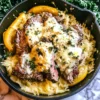 Steak Gorgonzola Alfredo Spaghetti Squash