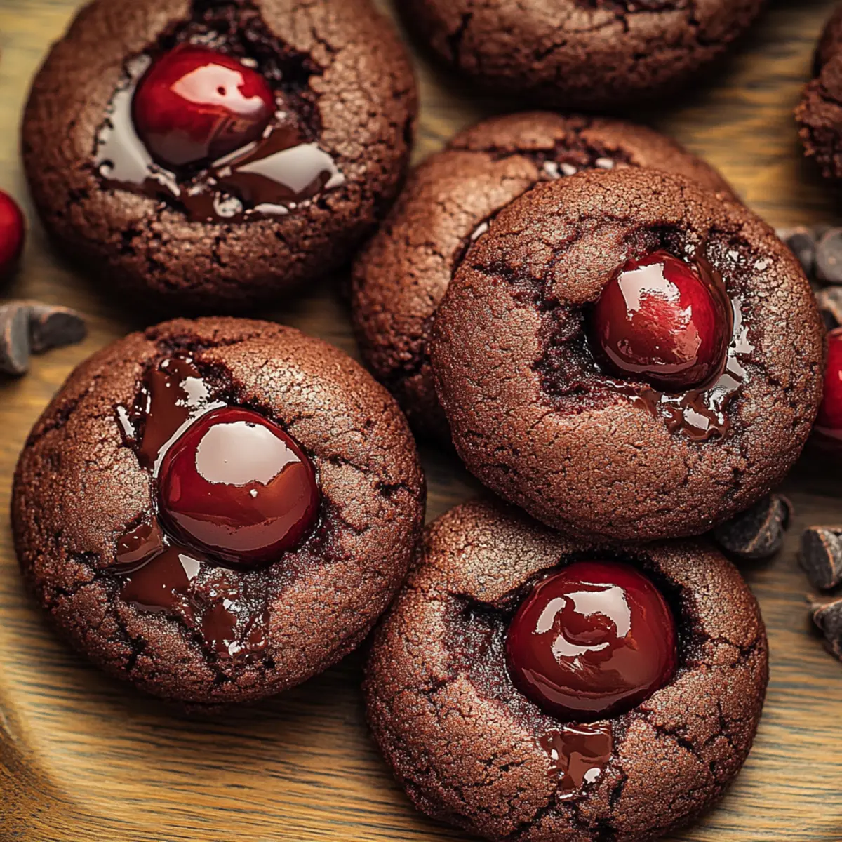 Chocolate Cherry Cookies Recipe
