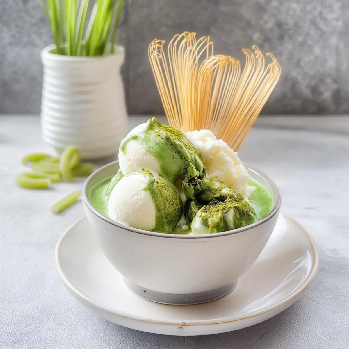 5-Minute Matcha Affogato