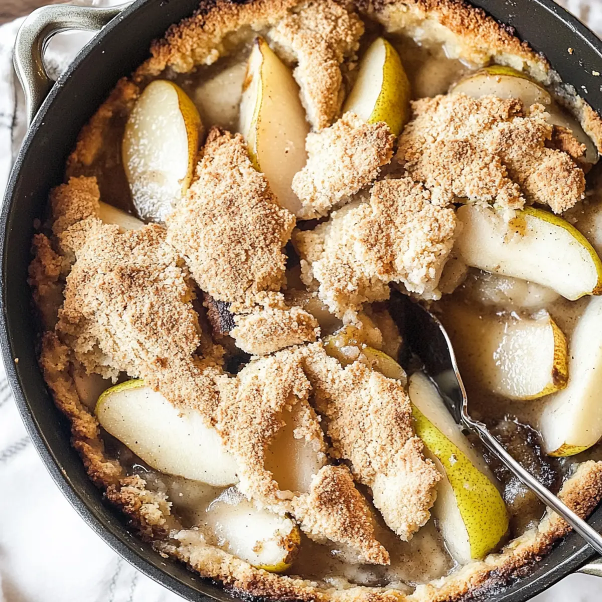 Gluten Free Pear Cobbler