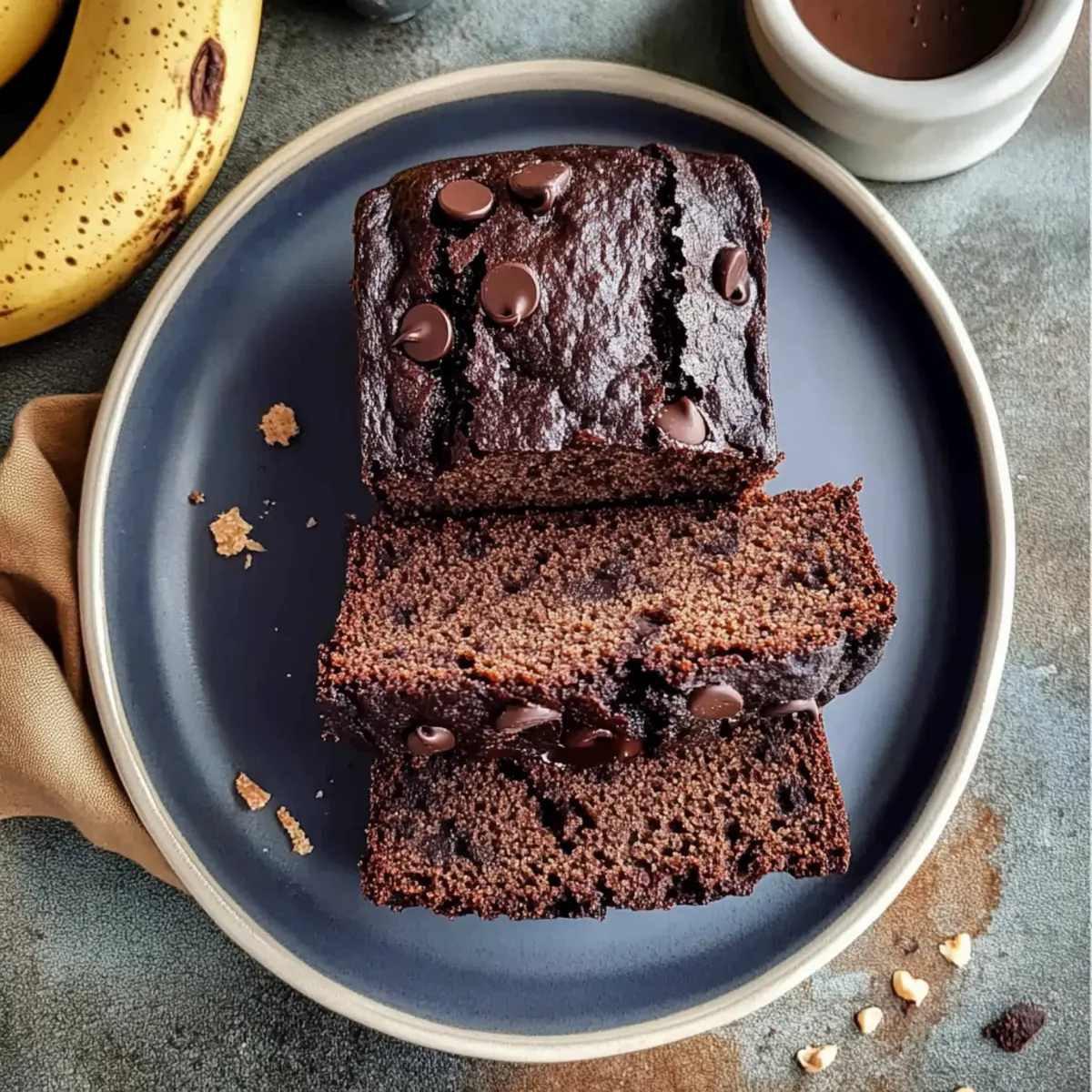 Chocolate Espresso Banana Bread