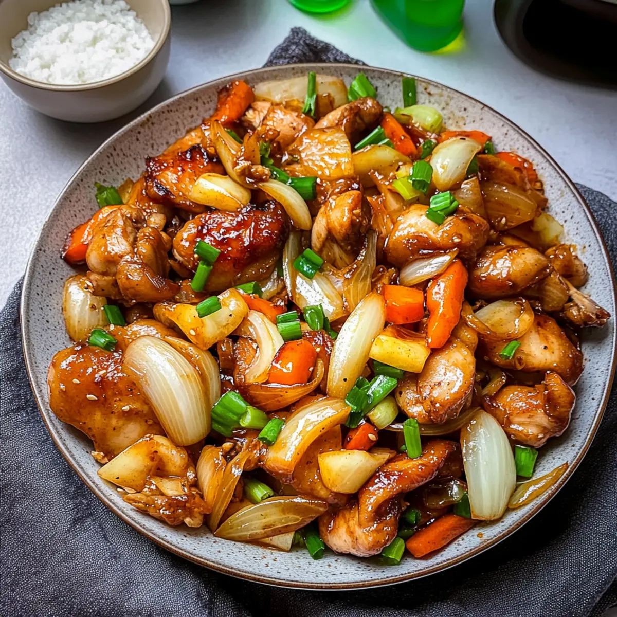 Quick Chicken Thigh Stir Fry