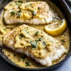 Baked Cod with Mustard Sauce