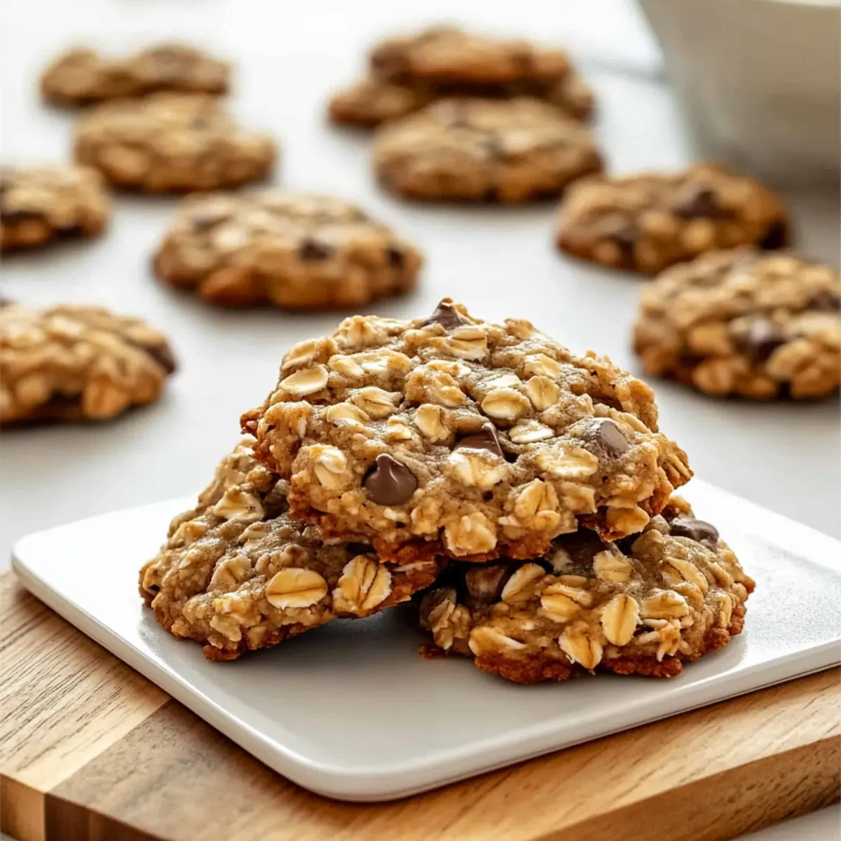 Healthy Banana Oatmeal Cookies