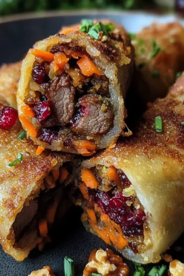 Ginger-Carrot Beef Rolls