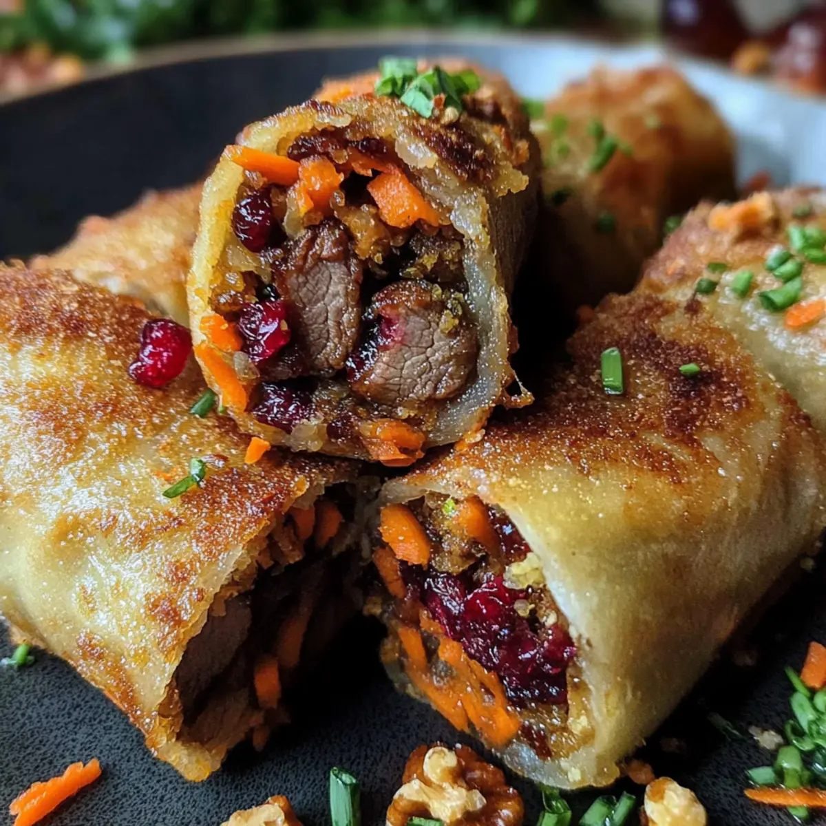 Ginger-Carrot Beef Rolls