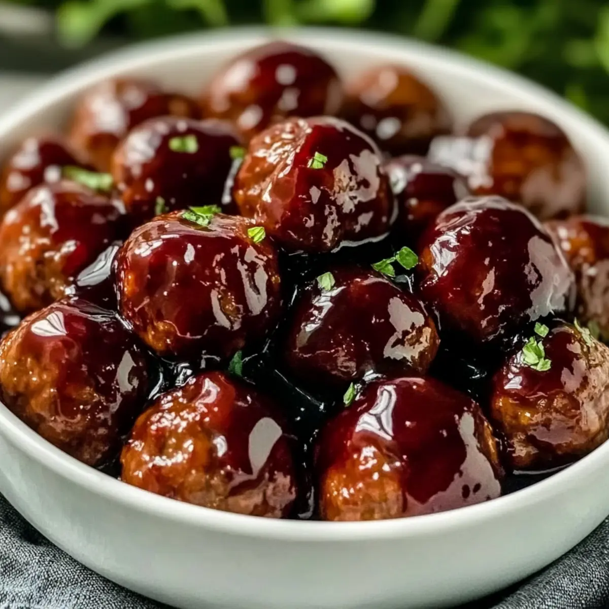 Grape Jelly Meatballs