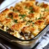 Stuffed Mushroom Breakfast Casserole