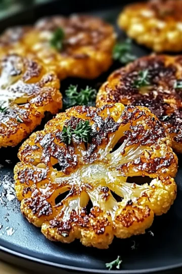 Crispy Baked Cauliflower Steaks